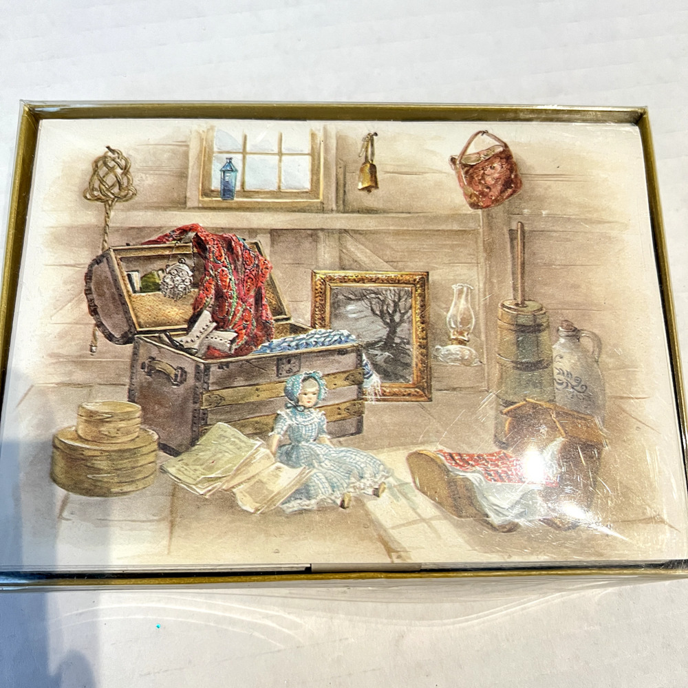 Vintage Red Farm Studio Note Cards 12 cards + envelopes, Unused